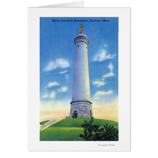 View of Myles Standish Monument Cards (Front)