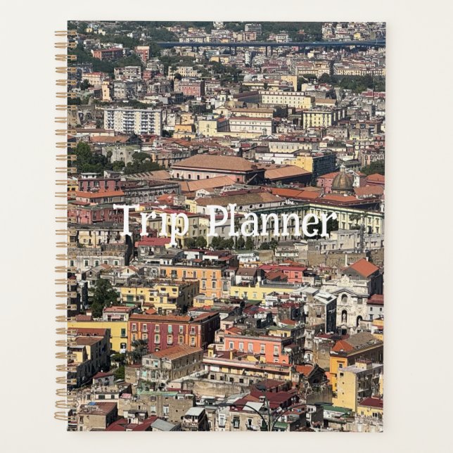 View of Naples, Italy Planner Organizer (Front)