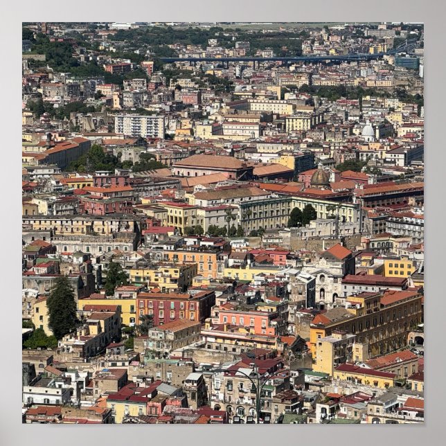 View of Naples, Italy  Poster (Front)