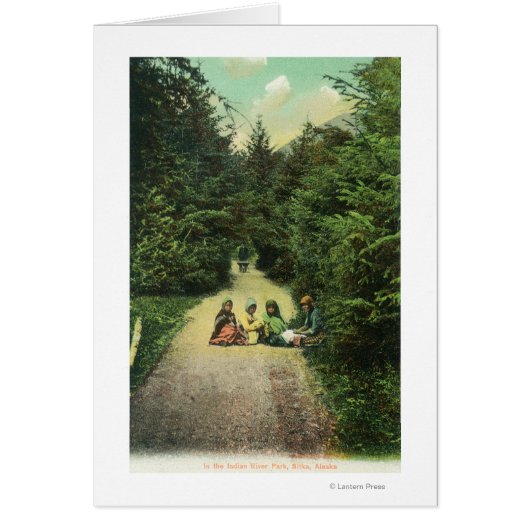 View of Natives in the Indian River Park Cards (Front)