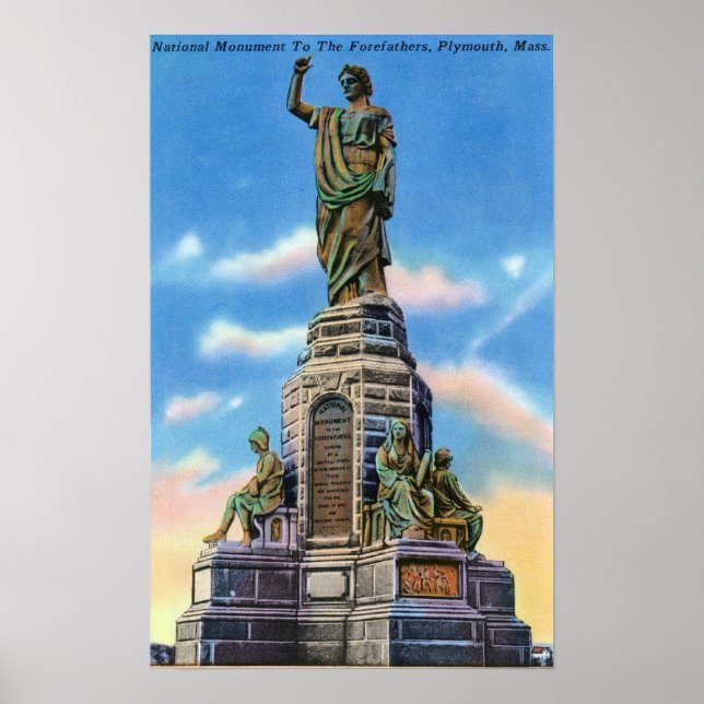 View of Nat'l Monument to US Forefathers Poster (Front)