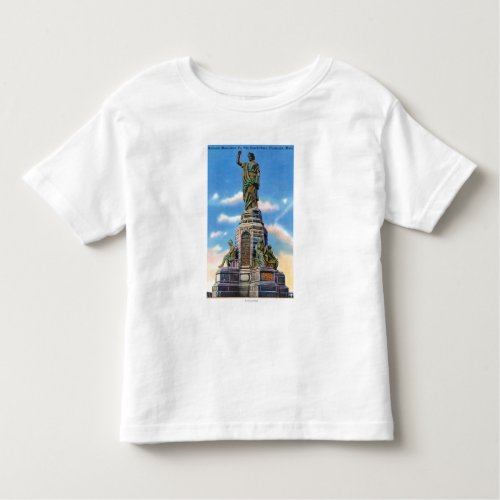 View of Natl Monument to US Forefathers Toddler T_shirt