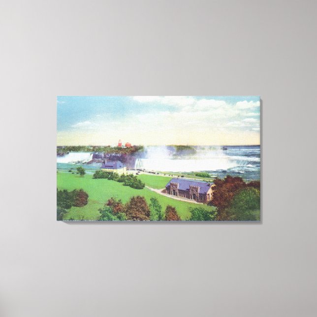 View of Niagara Falls from Oakes Drive Canvas Print (Front)
