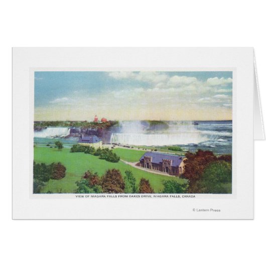 View of Niagara Falls from Oakes Drive Cards (Front Horizontal)