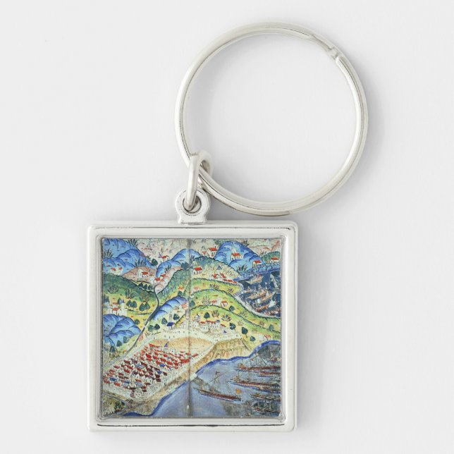 View of Nice, from the 'Suleymanname' Keychain (Front)