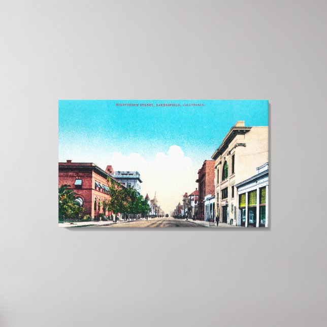 View of Nineteenth StreetBakersfield, CA Canvas Print (Front)