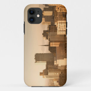 View of Nob Hill in San Francisco, with the fog iPhone 11 Case