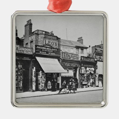 View of Notting Hill Gate c1913 Metal Ornament