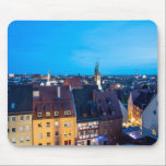 View of Nuremberg old town at night Mouse Pad<br><div class="desc">View of Nuremberg old town at night from Castle of Nuremberg... </div>