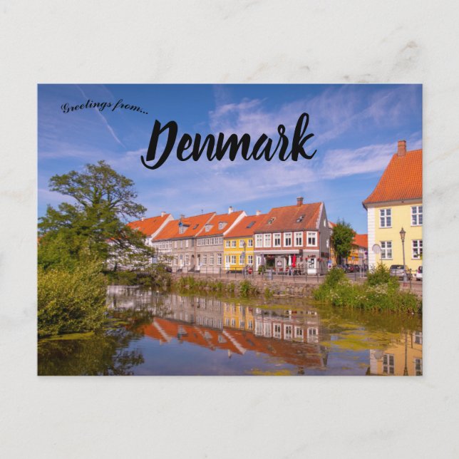 View of Nyborg Denmark Postcard (Front)