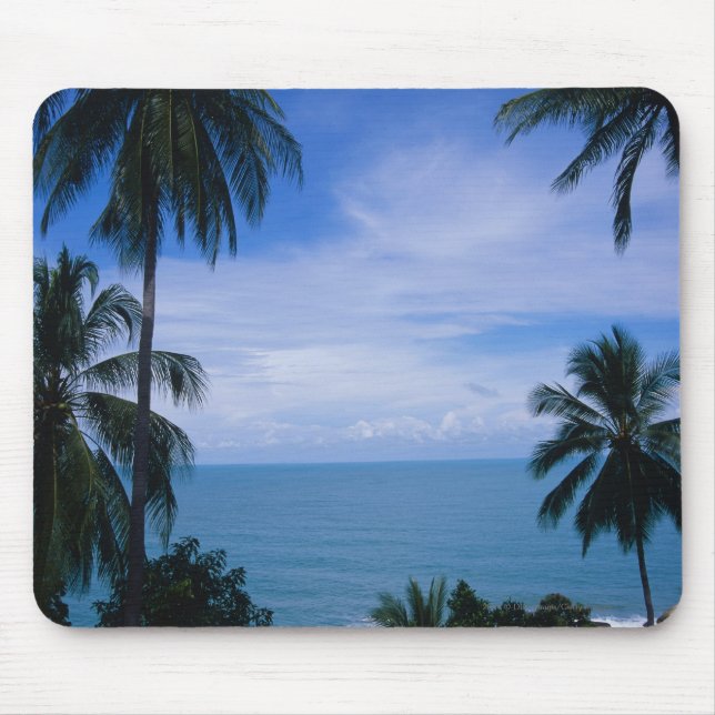View of ocean horizon from land mouse pad (Front)