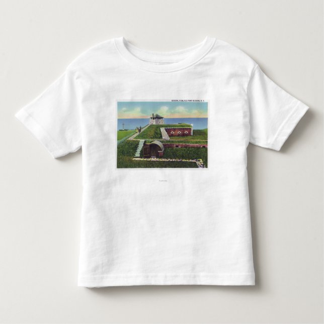 View of Officer Quarters in Old French Castle Toddler T-shirt (Front)