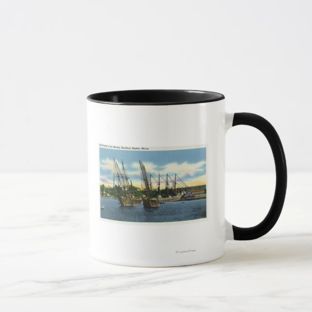 View of Old Shipwrecks in the Harbor Mug (Right)