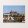 View of old town and Prague castle, Czech Republic Jigsaw Puzzle