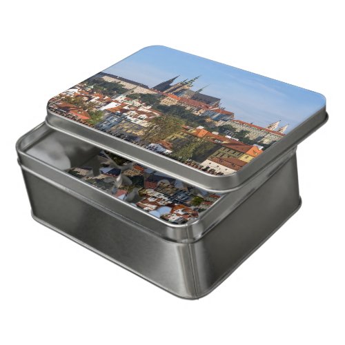 View of old town and Prague castle Czech Republic Jigsaw Puzzle