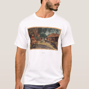 View of Olvera St. (El Paso de Los Angeles) T-Shirt