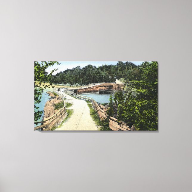 View of Orr's Island Bridge Canvas Print (Front)