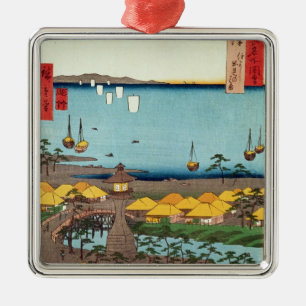 View of Osaka Metal Ornament