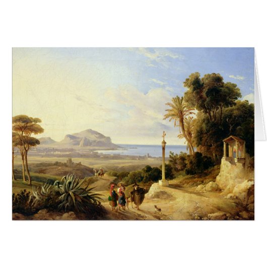 View of Palermo, 1840 Cards (Front Horizontal)