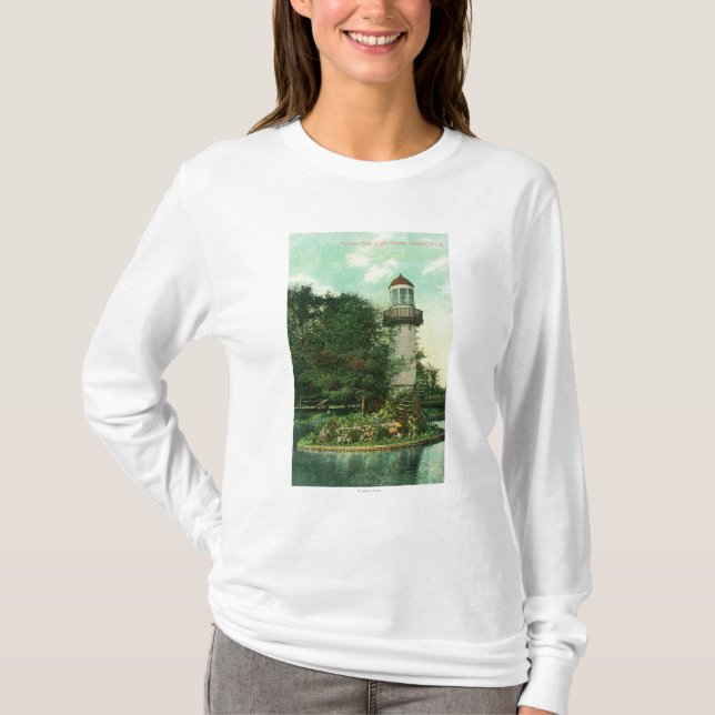 View of Palmer Park LighthouseDetroit, MI T-Shirt (Front)