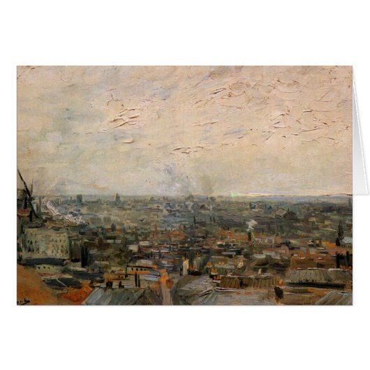 View of paris from Montmarte by Vincent van Gogh (Front Horizontal)