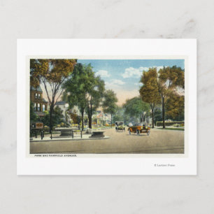 View of Park and Fairfield Avenues Postcard