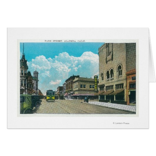 View of Park StreetAlameda, CA Cards (Front Horizontal)