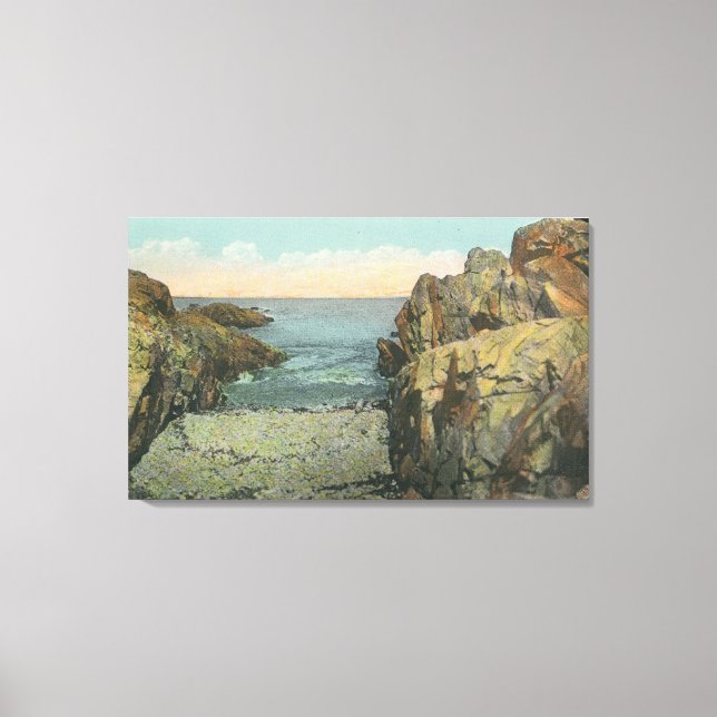 View of Pebble Cove Canvas Print (Front)