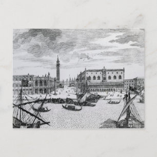 View of Piazza San Marco from the Bacino, Venice Postcard