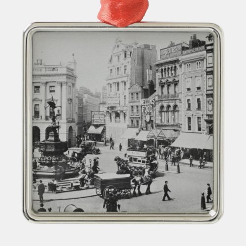 View of Piccadilly Circus c 1900 Metal Ornament