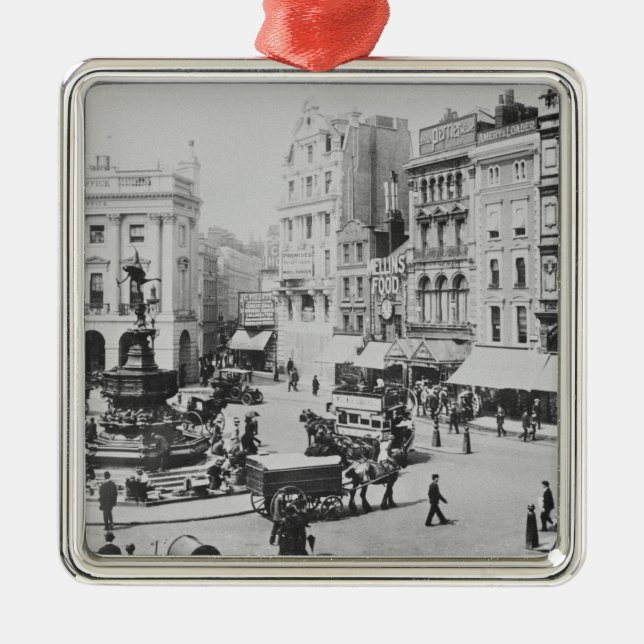 View of Piccadilly Circus, c. 1900 Metal Ornament (Front)