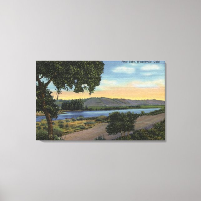 View of Pinto Lake Canvas Print (Front)