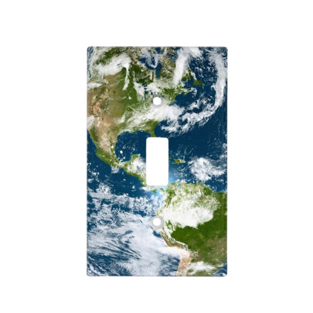 View of planet Earth from outer space Light Switch Cover (Front)