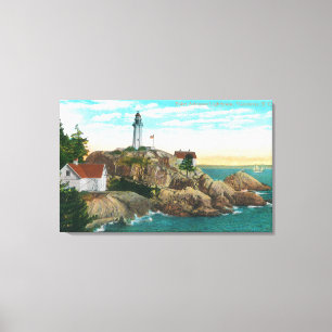 View of Point Atkinson Lighthouse Canvas Print