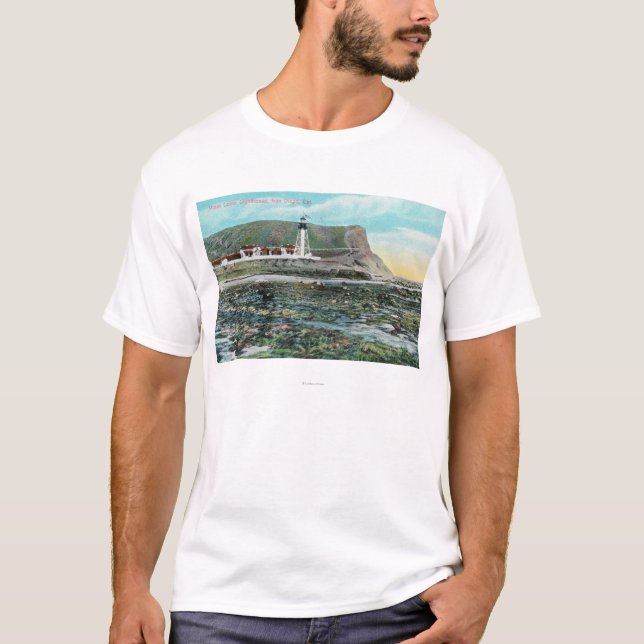 View of Point Loma LighthouseSan Diego, CA T-Shirt (Front)