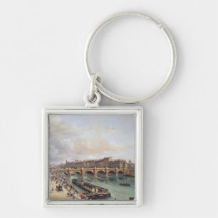 View of Pont Neuf, 1832 Keychain