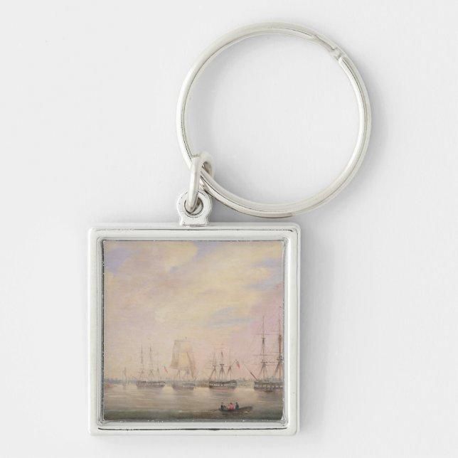 View of Port Adelaide, South Australia Keychain (Front)