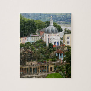 View of Portmeirion Estuary Gwynedd, North Wales Jigsaw Puzzle