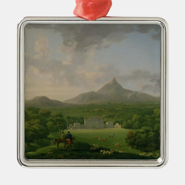 View of Powerscourt, County Wicklow, c.1760-2 (oil Metal Ornament (Front)