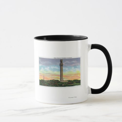 View of Provincetown Pilgrim Memorial Monument Mug