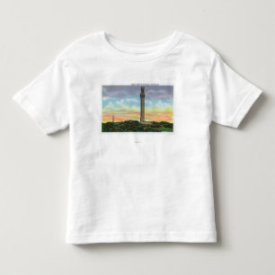 View of Provincetown Pilgrim Memorial Monument Toddler T-shirt