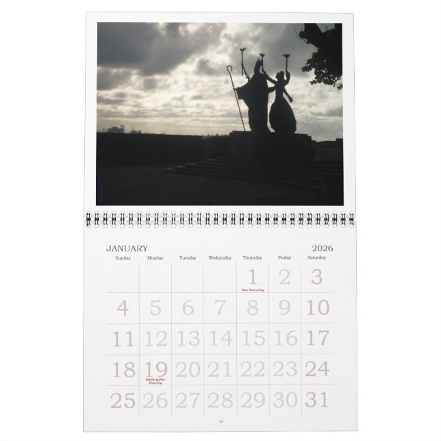 View Of Puerto Rico Calendar (Jan 2026)