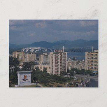 View of Pyongyang, North Korea Postcard