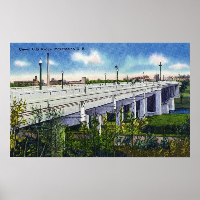 View of Queen City Bridge Poster (Front)