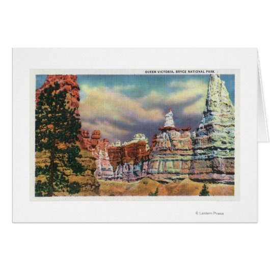View of Queen Victoria Rock Formation Cards (Front Horizontal)