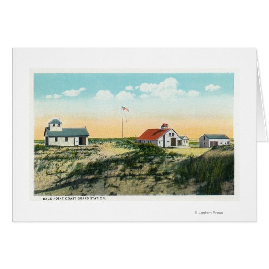 View of Race Point Coast Guard Station Cards (Front Horizontal)