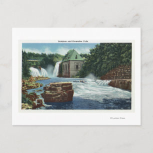 View of Rainbow and Horseshoe Falls Postcard