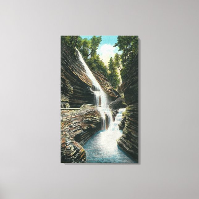 View of Rainbow Falls Canvas Print (Front)