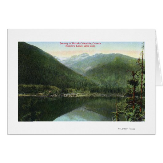 View of Rainbow Lodge and Alta Lake Cards (Front Horizontal)
