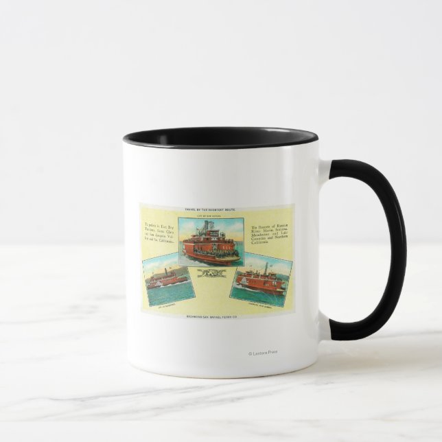 View of Richmond-San Rafael Ferries Mug (Right)